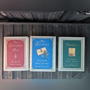 Richard Paul Evans Book Set - The Christmas Box, The Letter, Timepiece
